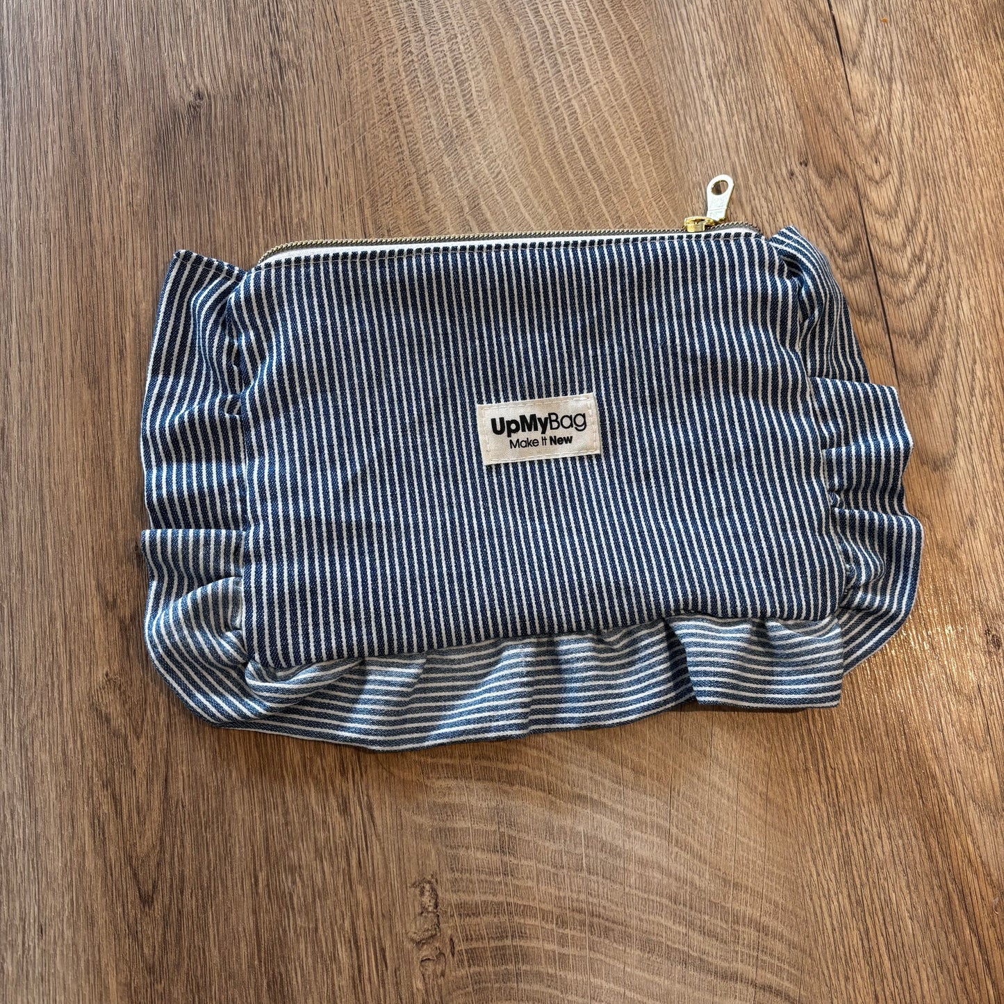 Pochette Claudette à froufrous lignée