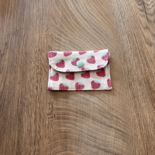 Porte-cartes fraises