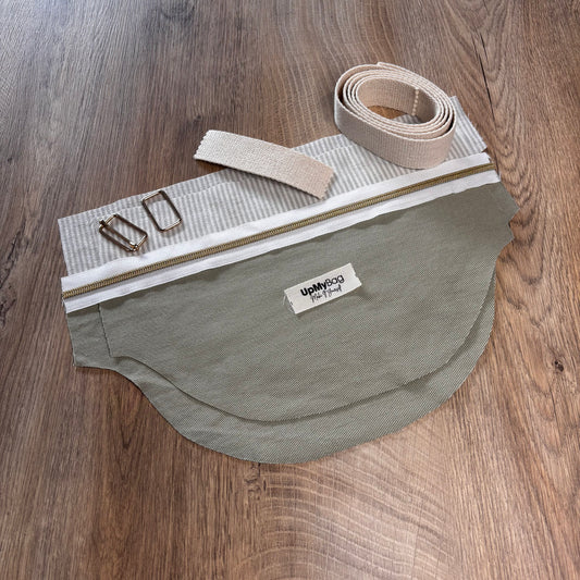Kit Sac banane vert et ligné