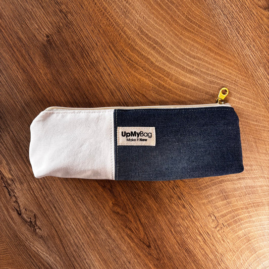 Plumier Alice bleu et blanc