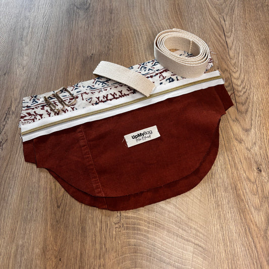 Kit Sac banane terra cotta et motifs aztèques